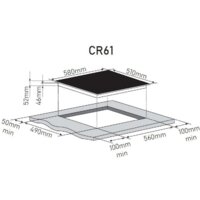 Варочная панель ZorG CR61 black - Превью изображения №2 — Интернет-магазин santehboom.by