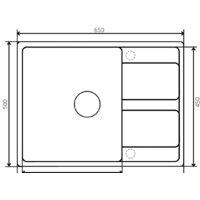 Кухонная мойка ZorG Apollo 65 (песчаный берег) - Превью изображения №2 — Интернет-магазин santehboom.by