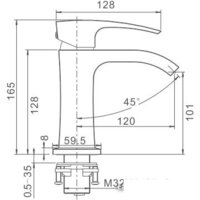 Смеситель Gappo G1007-6 - Превью изображения №2 — Интернет-магазин santehboom.by
