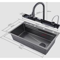 Кухонная мойка Savol S-SC003W+S-SC003W-1 - Превью изображения №2 — Интернет-магазин santehboom.by