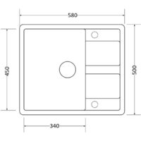 Кухонная мойка ZorG Apollo 58 (черный оникс) - Превью изображения №4 — Интернет-магазин santehboom.by