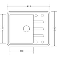 Кухонная мойка ZorG Torino 62 (черный оникс) - Превью изображения №4 — Интернет-магазин santehboom.by