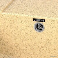 Кухонная мойка Gerhans В19 (песок) - Превью изображения №3 — Интернет-магазин santehboom.by