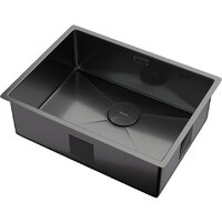 Кухонная мойка ZorG Zerox 59 U / IF PVD Gunblack - Превью изображения №2 — Интернет-магазин santehboom.by