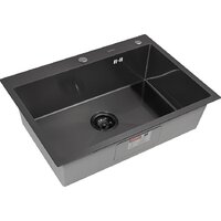 Кухонная мойка ARFEKA ECO AR 700*500 BLACK PVD NANO - Превью изображения №4 — Интернет-магазин santehboom.by