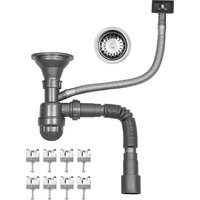 Кухонная мойка ARFEKA ECO AR 700*500 SATIN DECOR VOLCANIC ROCK - Превью изображения №9 — Интернет-магазин santehboom.by