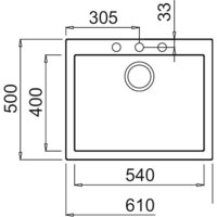 Кухонная мойка Elleci Quadra 110 Espresso 78 - Превью изображения №2 — Интернет-магазин santehboom.by