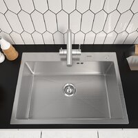 Кухонная мойка ARFEKA ECO AR 700*500 SATIN DECOR - Превью изображения №2 — Интернет-магазин santehboom.by