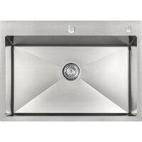 Кухонная мойка ARFEKA ECO AR 700*500 SATIN DECOR - Превью изображения №4 — Интернет-магазин santehboom.by