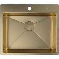 Кухонная мойка ZorG Zerox 59 IF PVD Gold - Превью изображения №3 — Интернет-магазин santehboom.by