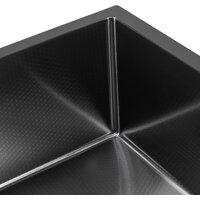 Кухонная мойка ARFEKA ECO AR 450*500 BLACK PVD NANO DECOR - Превью изображения №5 — Интернет-магазин santehboom.by