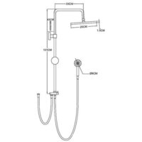 Душевая система  Wisent WP3500BL - Превью изображения №4 — Интернет-магазин santehboom.by