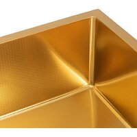 Кухонная мойка ARFEKA ECO AR 700*500 GOLD PVD NANO DECOR - Превью изображения №5 — Интернет-магазин santehboom.by