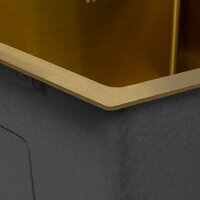 Кухонная мойка ARFEKA ECO AR 700*500 GOLD PVD NANO - Превью изображения №6 — Интернет-магазин santehboom.by