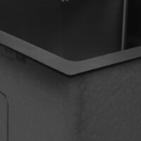 Кухонная мойка ARFEKA ECO AR 700*500 BLACK PVD NANO DECOR VOLCANIC ROCK - Превью изображения №5 — Интернет-магазин santehboom.by