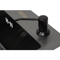 Кухонная мойка ARFEKA ECO AR мойка 500*500, коландер, дозатор Black Decor - Превью изображения №4 — Интернет-магазин santehboom.by