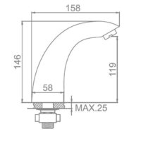 Смеситель Ledeme H55 L1055-14 - Превью изображения №3 — Интернет-магазин santehboom.by