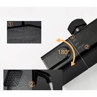 Душевая система  Gappo G2491-6 (черный) - Превью изображения №9 — Интернет-магазин santehboom.by