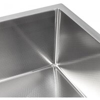 Кухонная мойка ALLBA 550x500 Satin Decor (коландер, дозатор) - Превью изображения №2 — Интернет-магазин santehboom.by
