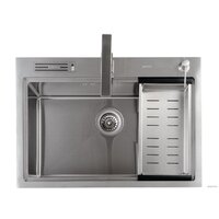 Кухонная мойка Zepein D7050H (Satin) Professional - Превью изображения №2 — Интернет-магазин santehboom.by