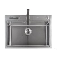 Кухонная мойка Zepein D7050H (Satin) Professional - Превью изображения №3 — Интернет-магазин santehboom.by