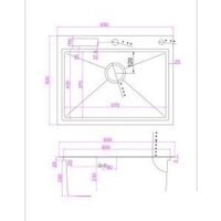 Кухонная мойка Zepein D6550H (PVD) Professional - Превью изображения №9 — Интернет-магазин santehboom.by