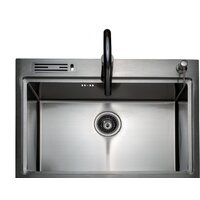 Кухонная мойка Zepein D6550H (PVD) Professional - Превью изображения №3 — Интернет-магазин santehboom.by