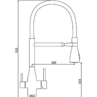 Смеситель Gappo G4399-75 - Превью изображения №2 — Интернет-магазин santehboom.by