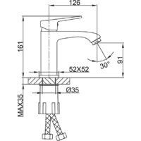 Смеситель FRAP F1076-6 - Превью изображения №15 — Интернет-магазин santehboom.by