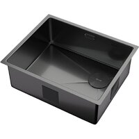 Кухонная мойка ZorG Zerox 54 U / IF Side SF PVD Gunblack - Превью изображения №2 — Интернет-магазин santehboom.by