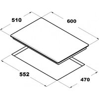 Варочная панель Schtoff H6001C02IS White - Превью изображения №3 — Интернет-магазин santehboom.by