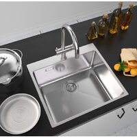 Кухонная мойка ZorG ZRN 5055 Premium - Превью изображения №5 — Интернет-магазин santehboom.by