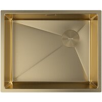 Кухонная мойка ZorG Zerox 54 U / IF Side SF PVD Gold - Превью изображения №3 — Интернет-магазин santehboom.by