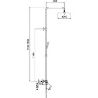Душевая система  Gappo G2495-79 - Превью изображения №6 — Интернет-магазин santehboom.by