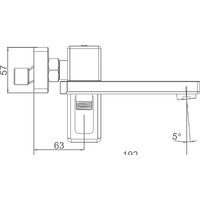 Смеситель Gappo G3217-9 - Превью изображения №2 — Интернет-магазин santehboom.by
