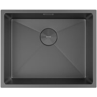 Кухонная мойка ZorG Zerox 54 U / IF Zurinox PVD Gunblack - Превью изображения №3 — Интернет-магазин santehboom.by
