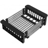 Кухонная мойка ALLBA 450x500 Black PVD Decor (коландер, дозатор) - Превью изображения №4 — Интернет-магазин santehboom.by