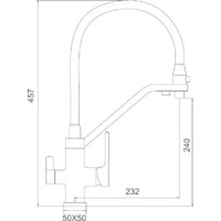 Смеситель Gappo G4317-8 - Превью изображения №2 — Интернет-магазин santehboom.by