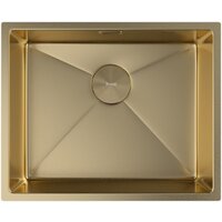 Кухонная мойка ZorG Zerox 54 U / IF PVD Gold - Превью изображения №3 — Интернет-магазин santehboom.by