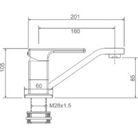 Смеситель Gappo G4517-8 - Превью изображения №2 — Интернет-магазин santehboom.by
