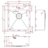 Кухонная мойка ZorG ZRN 5045 Premium - Превью изображения №2 — Интернет-магазин santehboom.by