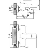 Смеситель Ledeme L73218 - Превью изображения №2 — Интернет-магазин santehboom.by