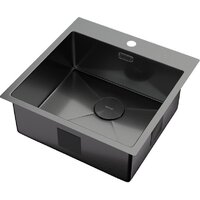 Кухонная мойка ZorG Zerox 51 IF PVD Gunblack - Превью изображения №2 — Интернет-магазин santehboom.by