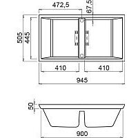 Кухонная мойка Elleci Dogma 100 Slim Black K86 EKD1008686MSLM (standard SIR) - Превью изображения №2 — Интернет-магазин santehboom.by