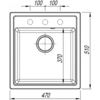 Кухонная мойка ARFEKA Dalago 47 Wet Graphite - Превью изображения №5 — Интернет-магазин santehboom.by