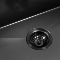 Кухонная мойка ARFEKA ECO AR 550*450 BLACK PVD NANO DECOR VOLCANIC ROCK - Превью изображения №5 — Интернет-магазин santehboom.by