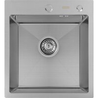 Кухонная мойка ARFEKA ECO AR 450*500 SATIN DECOR MILLET GRAINS - Превью изображения №2 — Интернет-магазин santehboom.by