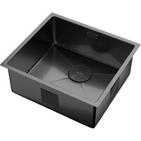 Кухонная мойка ZorG Zerox 49 U / IF PVD Gunblack - Превью изображения №2 — Интернет-магазин santehboom.by