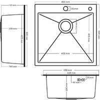 Кухонная мойка Schtoff Best Decor Black 4550 - Превью изображения №4 — Интернет-магазин santehboom.by