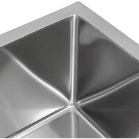 Кухонная мойка ARFEKA ECO AR 450*450 SATIN DECOR MILLET GRAINS - Превью изображения №5 — Интернет-магазин santehboom.by